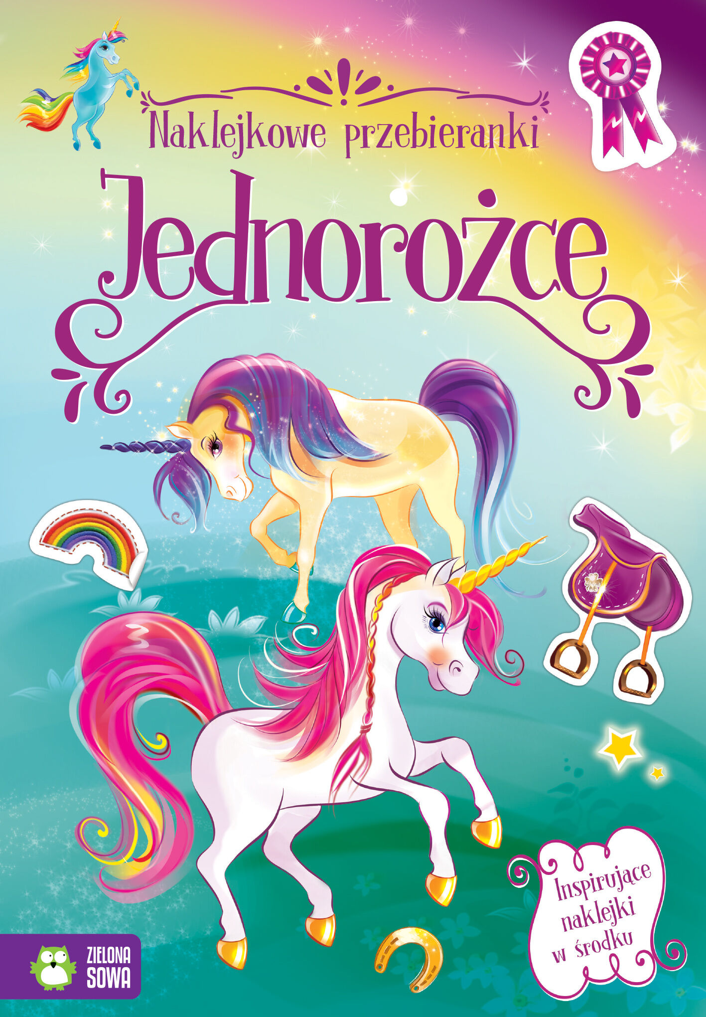 Naklejkowe przebieranki. Jednorożce