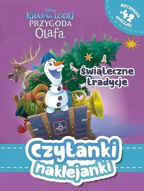 Czytanki naklejanki. Świąteczne tradycje. Disney Kraina Lodu Przygoda Olafa