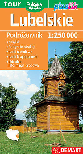 Lubelskie. Podróżownik 1:250 000. Plastik