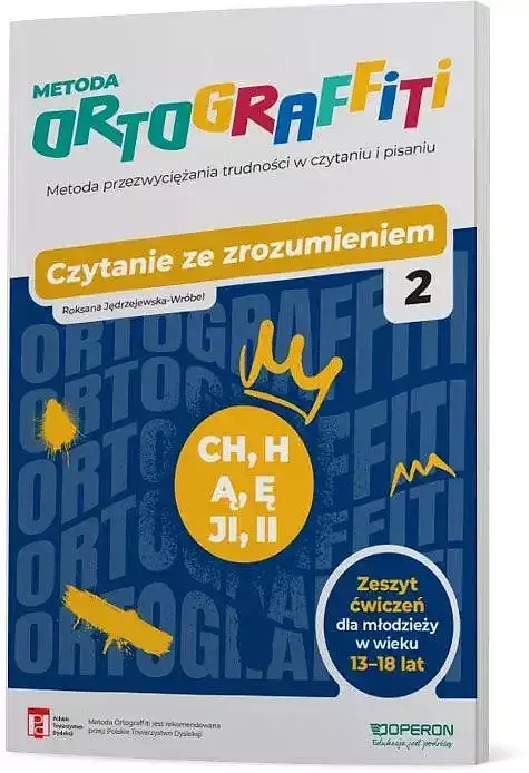 Ortograffiti czytanie ze zrozumieniem  (ch-h, ą-ę, ji-ii)