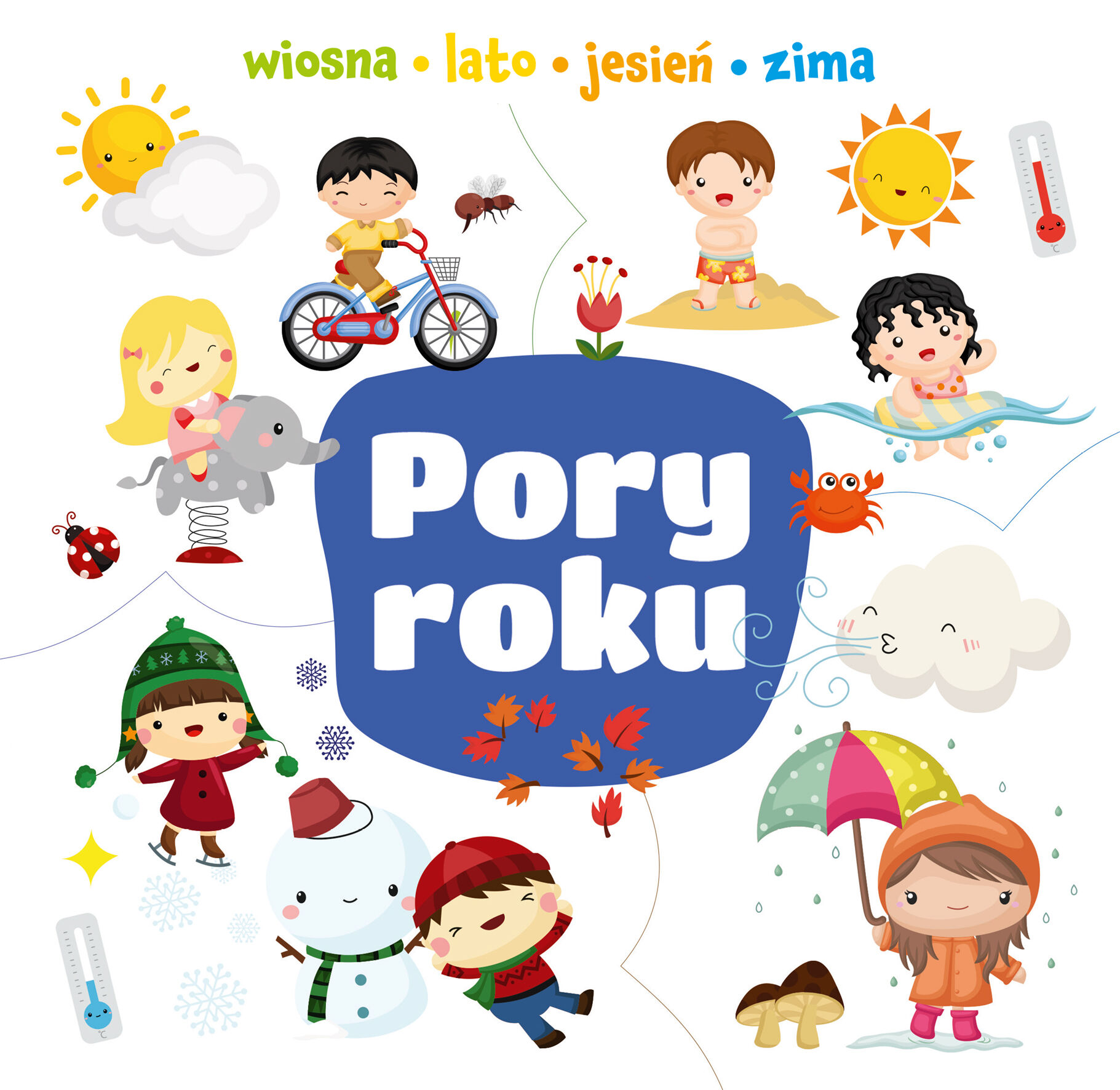 Pory roku książeczka z piktogramami