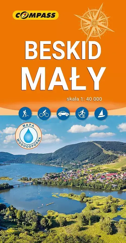 Beskid Mały. Mapa turystyczna w skali 1:40 000