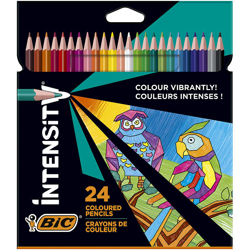Kredki bic color up ołówkowe pudełko 24 kolory