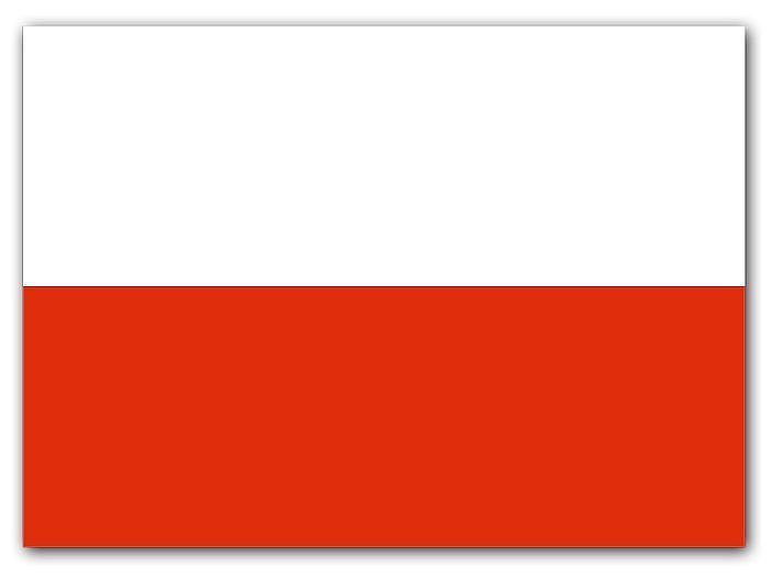 Chorągiewka Polski 20 sztuk