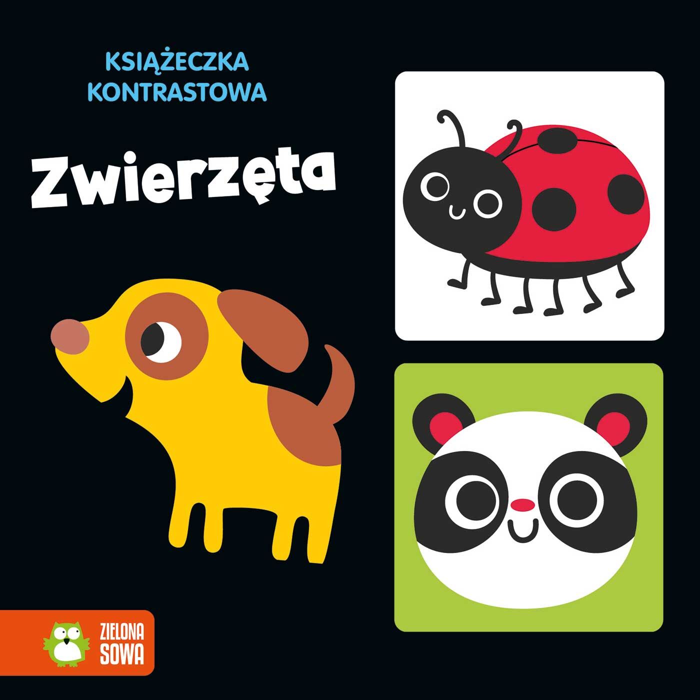 Książeczka kontrastowa. Zwierzęta