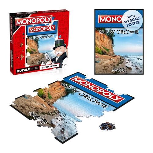 Puzzle 1000 Monopoly Klif w Orłowie Edycja Gdynia