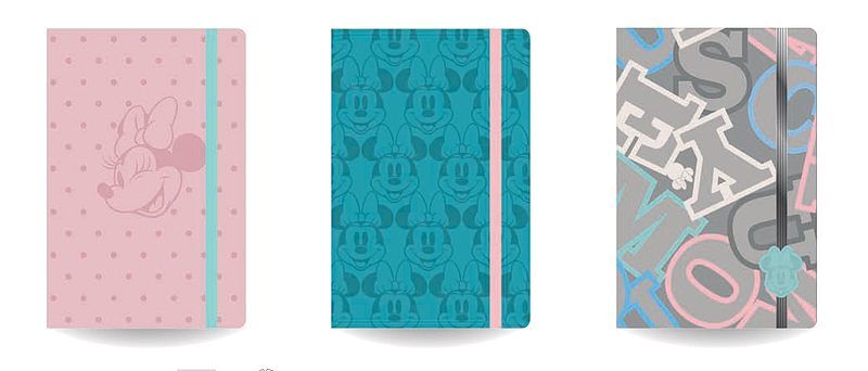 Notes a5 80 k. Linia z gumką disney fashion minnie mouse 1 szt. Mix