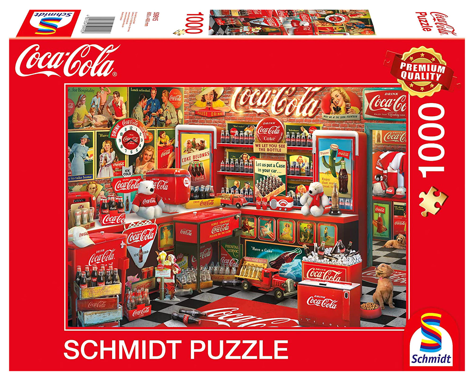 Puzzle 1000 PQ COCA-COLA Nostalgia 109963