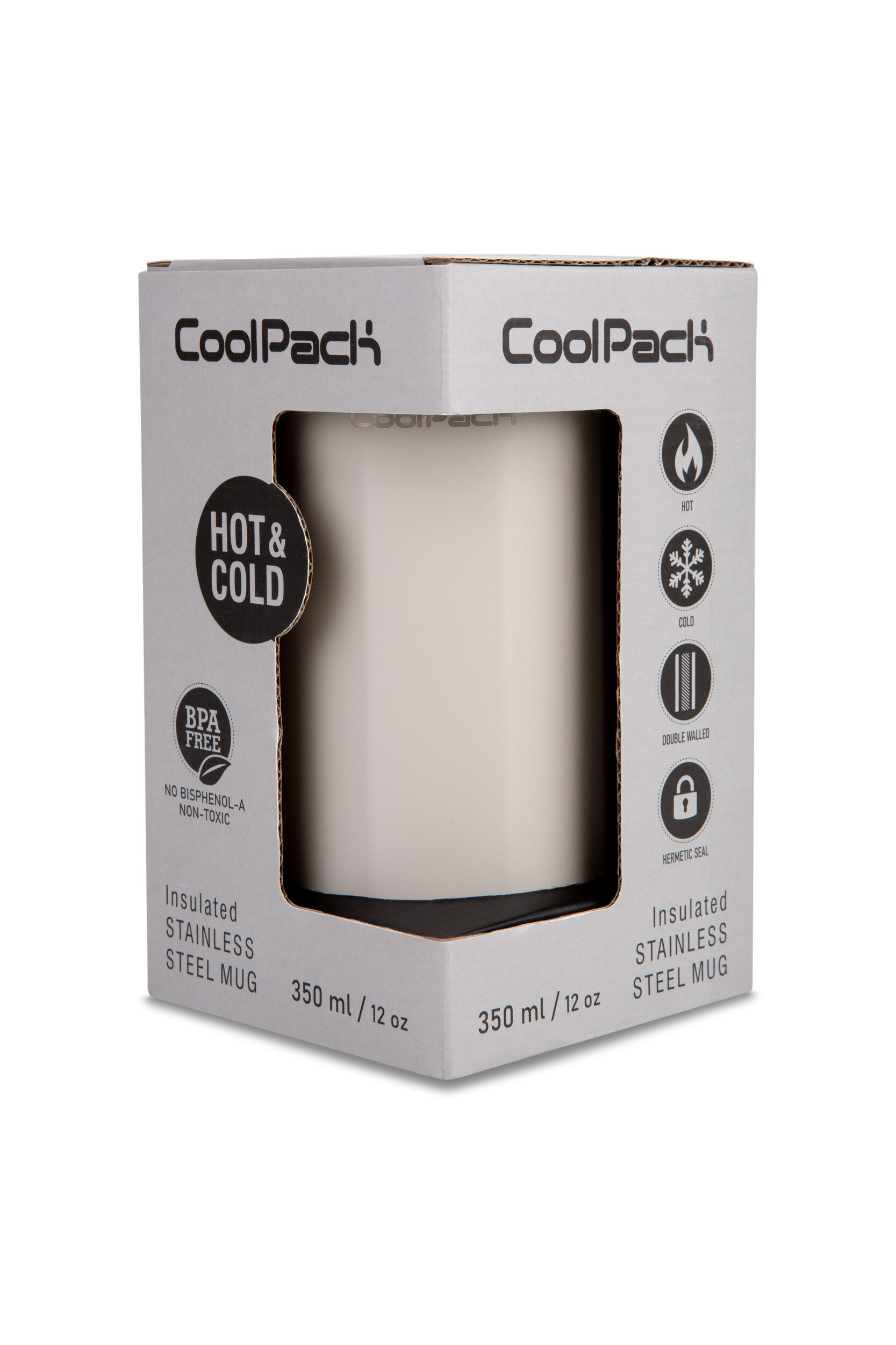 Kubek termiczny 350ml Coolpack Coffee Mug Tom Grey