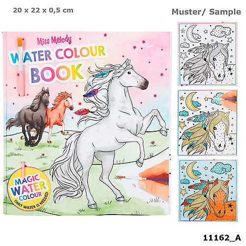 Kolorowanka miss melody water magic 11162a
