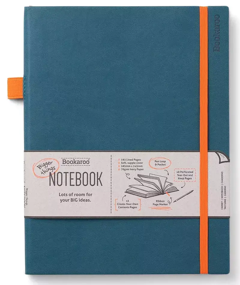 Notatnik bookaroo journal duży morski
