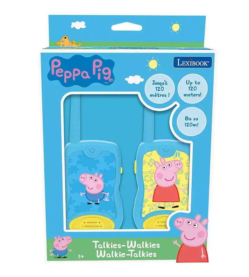 Krótkofalówki walkie talkie świnka peppa ze sprzączką tw12pp