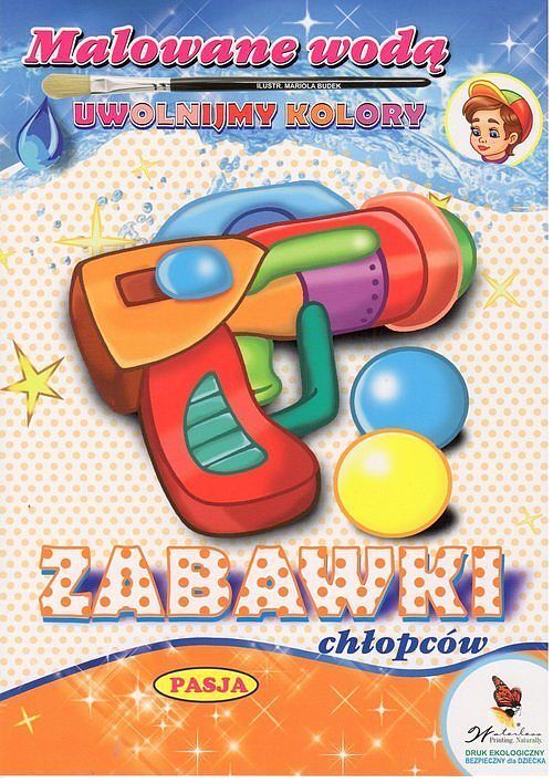 Malowane wodą Zabawki chłopców