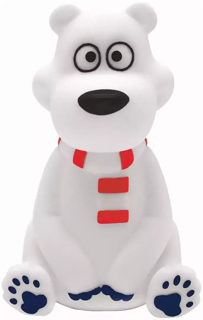 Lampka nocna kieszonkowa miś polarny 3d lexibook nlj01pb
