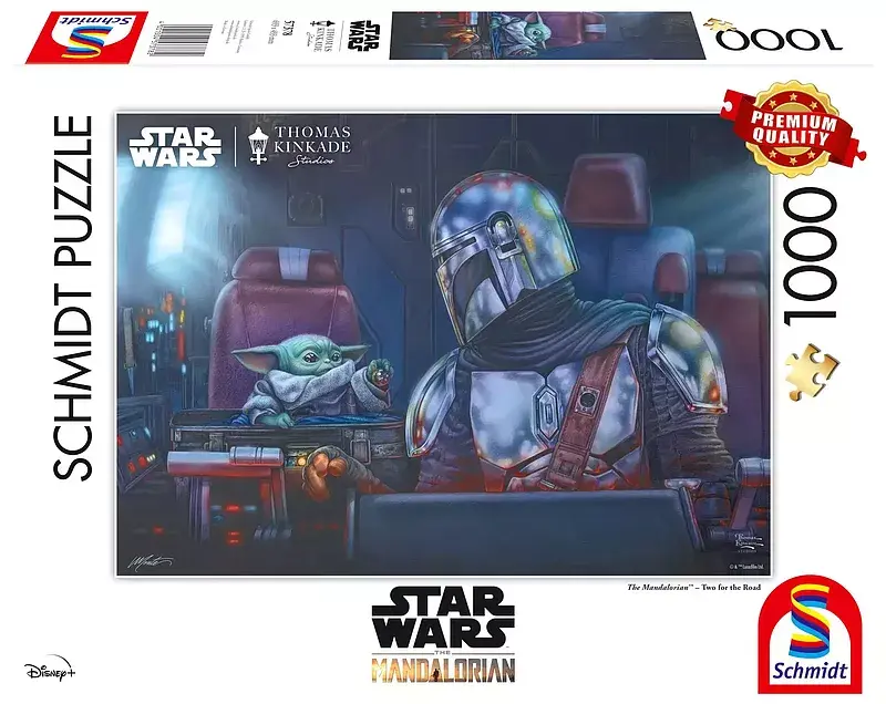 Puzzle 1000 pq t. Kinkade star wars the mandalorian w drogę 111746