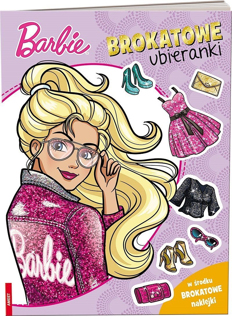 Barbie brokatowe ubieranki sdlb-1102