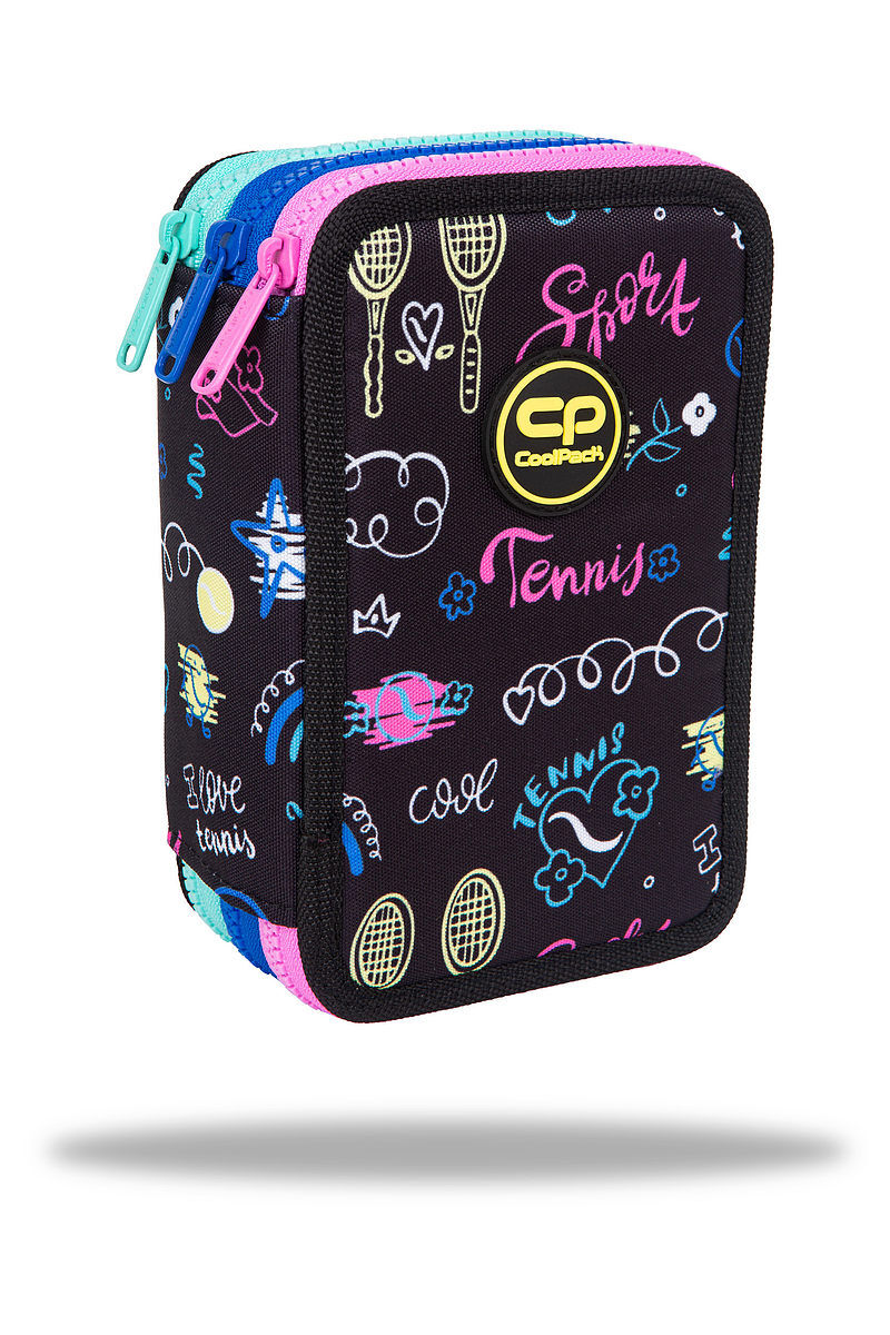 Piórnik 3-komorowy coolpack jumper 3 tennis star