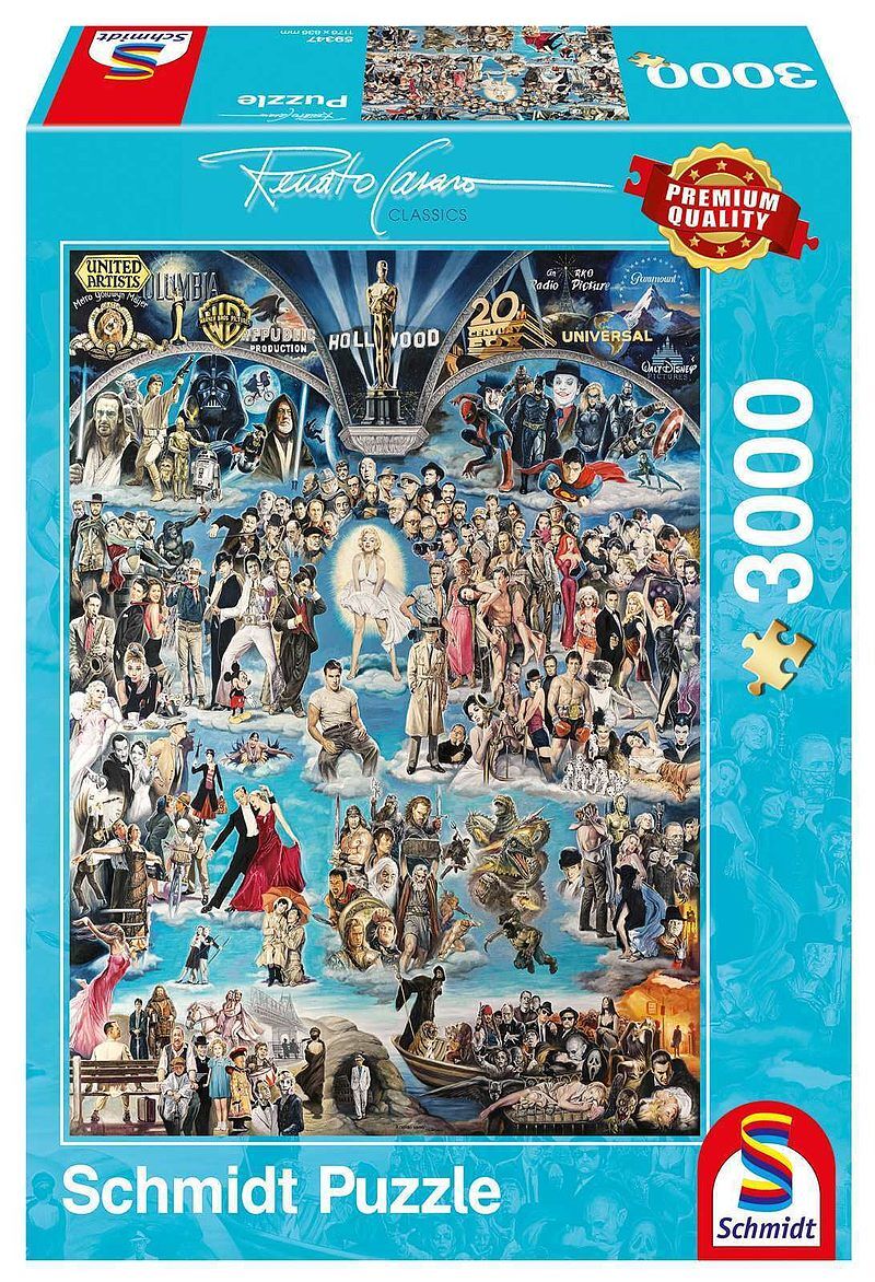 Puzzle 3000 Renato Casaro Hollywood XXL