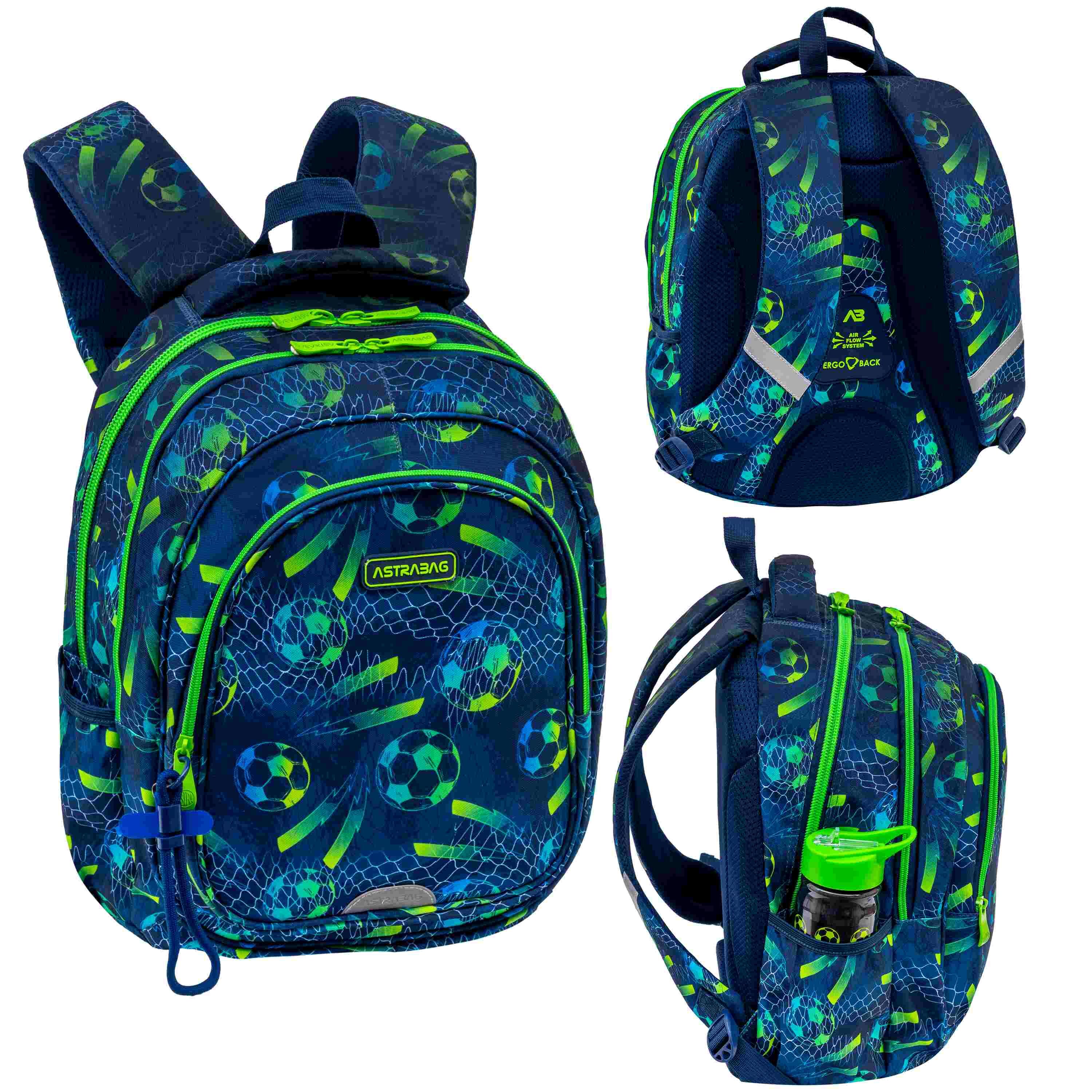 Plecak 3-komorowy Astrabag Football AB300