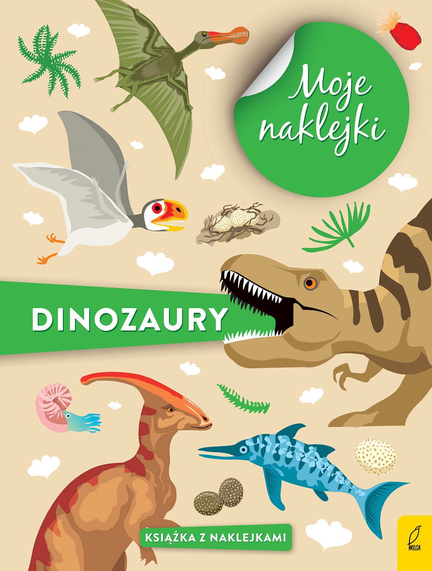 Moje naklejki. Dinozaury