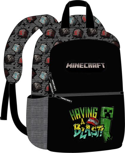 Plecak Minecraft dwukomorowy 40 cm MCNTB090
