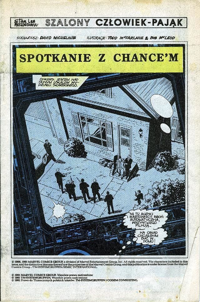 Spider-Man (TM-Semic) - 9 - (3/1991) Spotkanie z Chance'm / Super BUM!