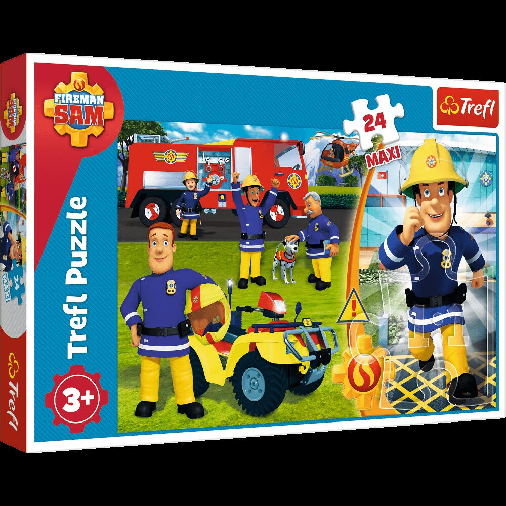 Puzzle 24 maxi Dzielny Strażak Sam Strażak Sam 14290