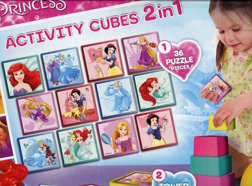 Disney Princess Activity Cubes 2w1
