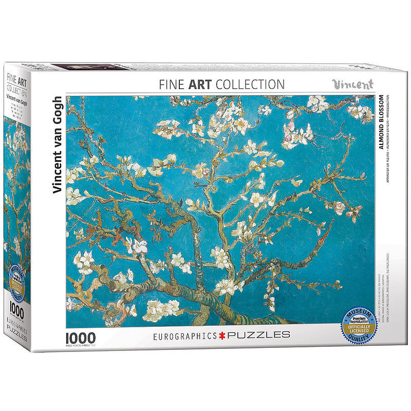 Puzzle 1000 kwiat migdałowy van gogh 6000-0153