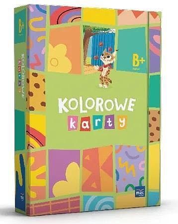 Pakiet kolorowe karty poziom b+ 6 latki