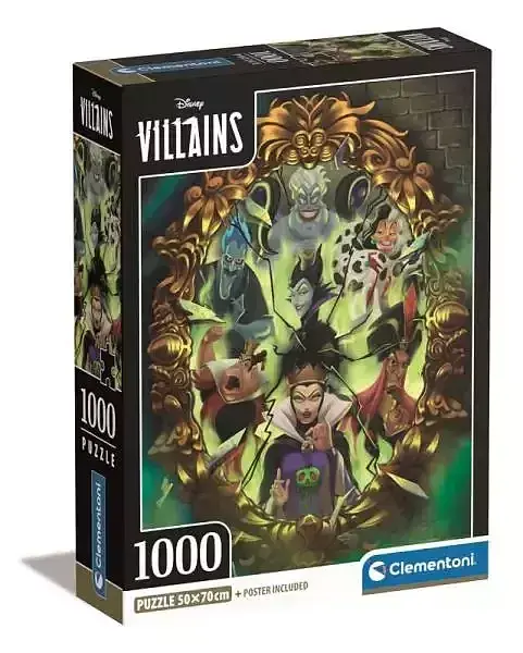 Puzzle 1000 compact disney villains 39812