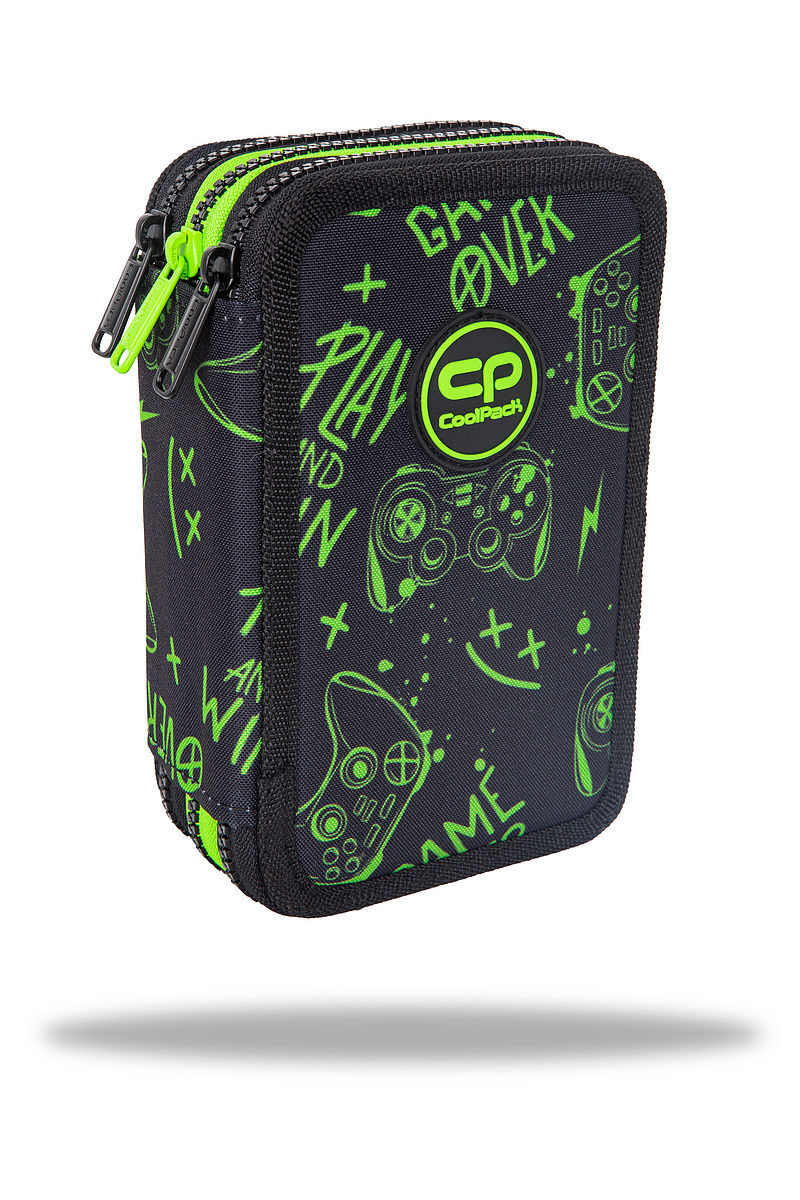 Piórnik 3-komorowy z wyposażeniem coolpack jumper 3 game night