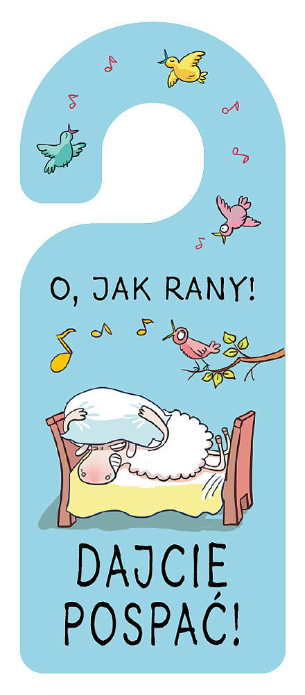 Zawieszka na klamkę dajcie pospać