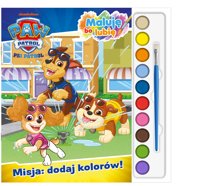 Psi Patrol. Maluję Bo Lubię. Misja: dodaj kolorów!
