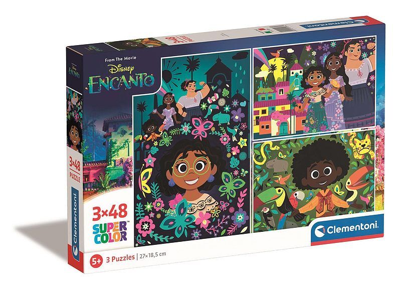 Puzzle 3x48 super kolor disney encanto 25286