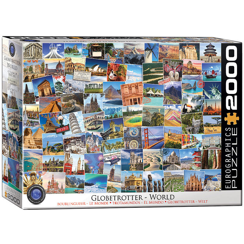 Puzzle 2000 globetrotter world 8220-5480