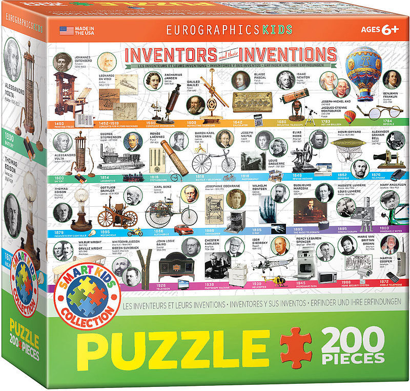 Puzzle 100 smartkids inventors 6200-0724