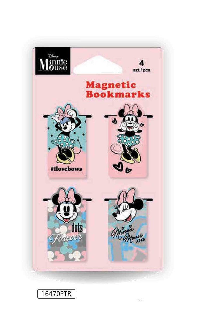 Zakładka magnetyczna minnie mouse 4 szt. Mix