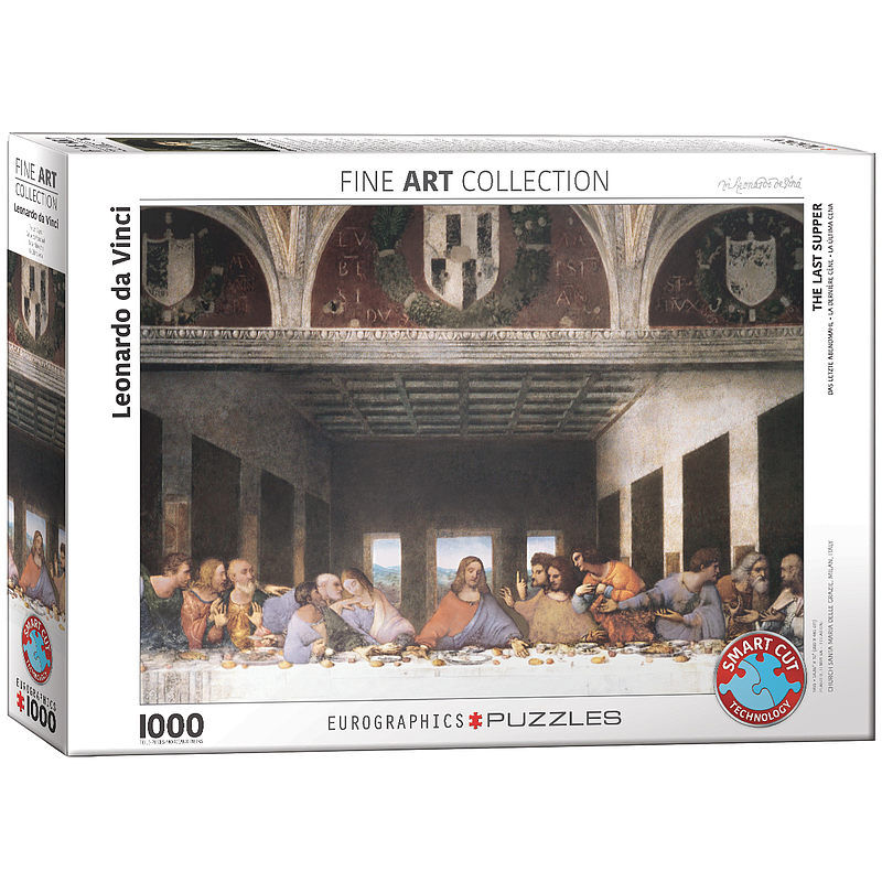 Puzzle 1000 ostatnia wieczerza, leonardo da vinci 6000-1320
