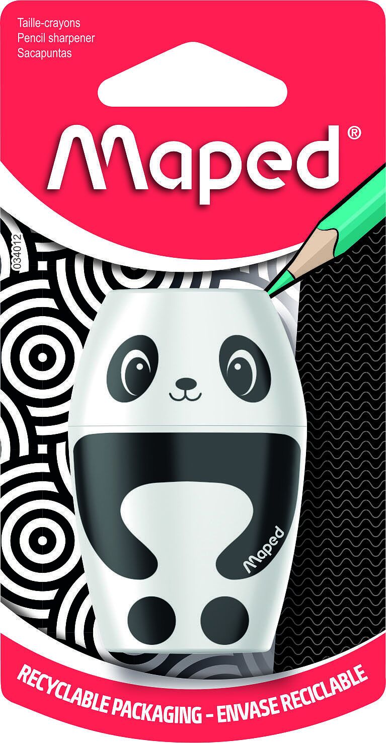 Temperówka maped shaker shakky 1 otwór panda blister