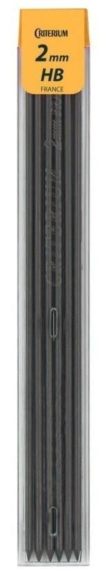 Wkłady do ołówka BIC Criterium 2mm HB  6szt.