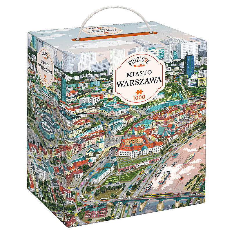 Puzzlove CzuCzu Miasto Warszawa 1000