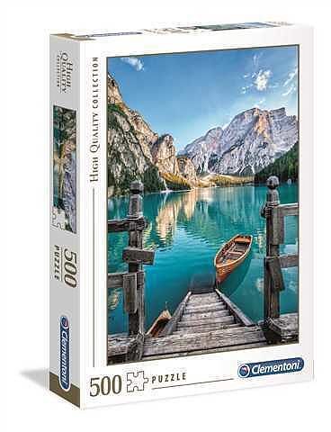 Puzzle 500 hq jezioro braies  35039
