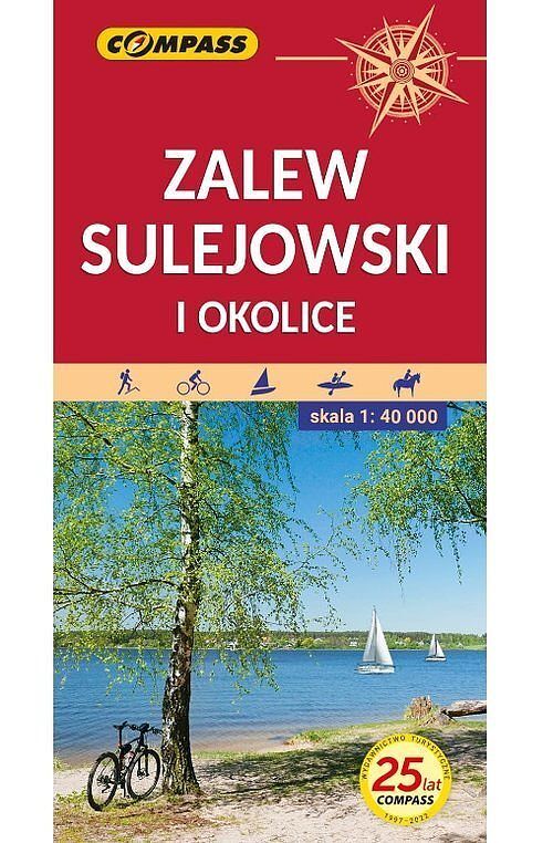 Zalew Sulejowski i okolice. Mapa turystyczna w skali 1:40 000