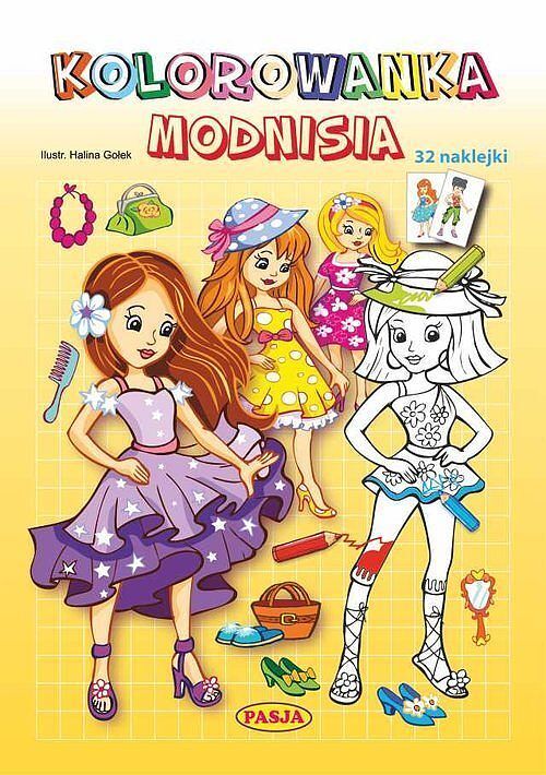Kolorowanka Modnisia