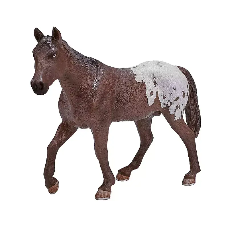 Figurka koń appaloosa ogier kasztanowaty
