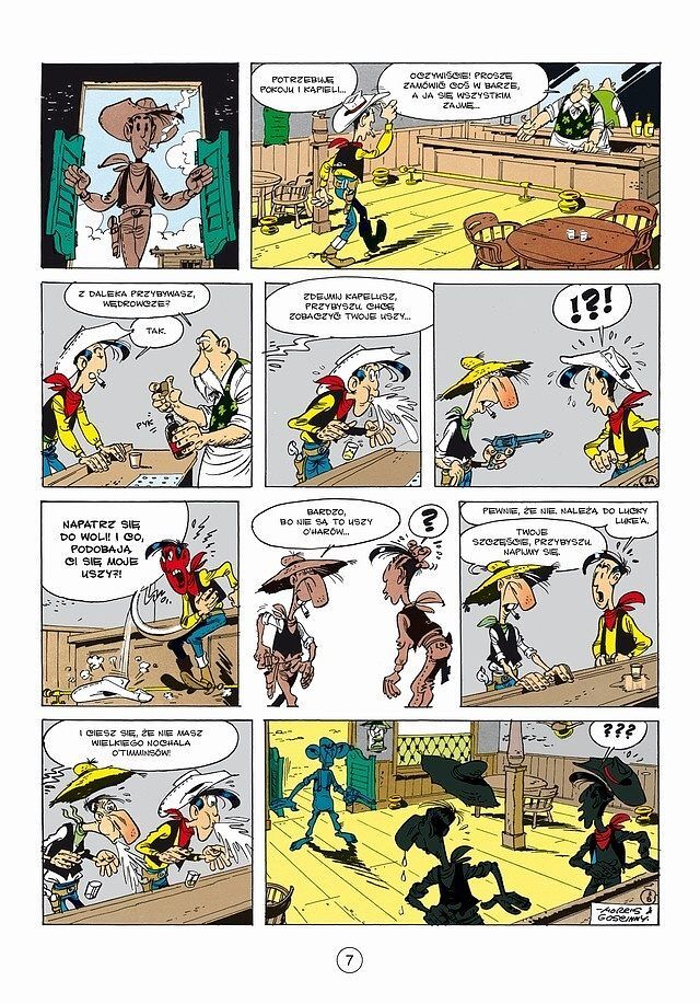 Lucky Luke - Rywale z Painful Gulch, Góry Czarne, Daltonowie i zamieć