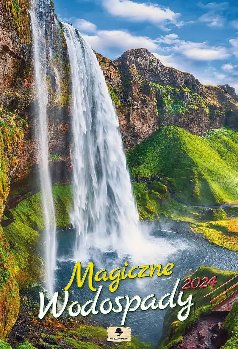 Kalendarz 2024 ścienny a3 magiczne wodospady vd. 13