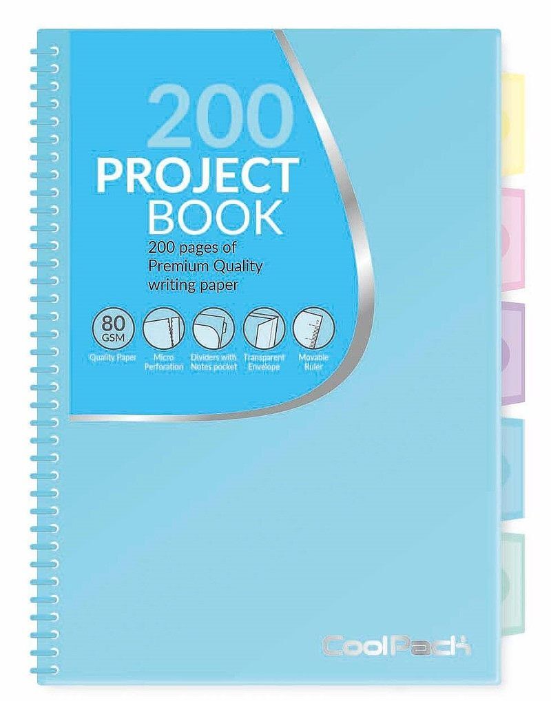 Kołobrulion b5 coolpack pastel b5 200 kartek niebieski