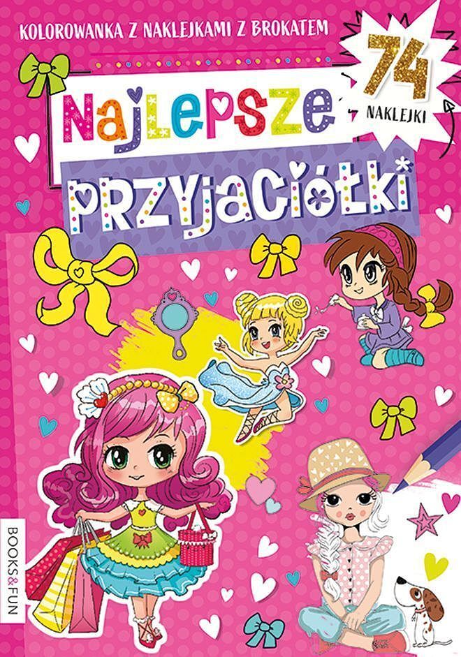 Najlepsze przyjaciółki. Kolorowanka